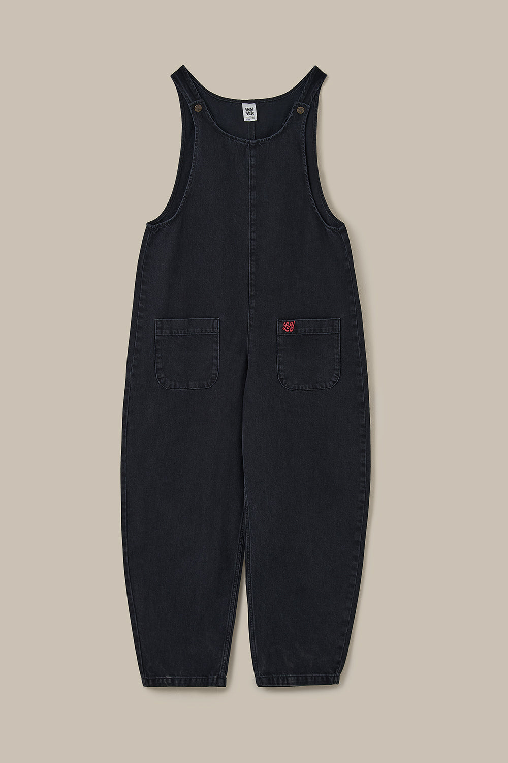 Ara - Denim Dungarees in Black Wash