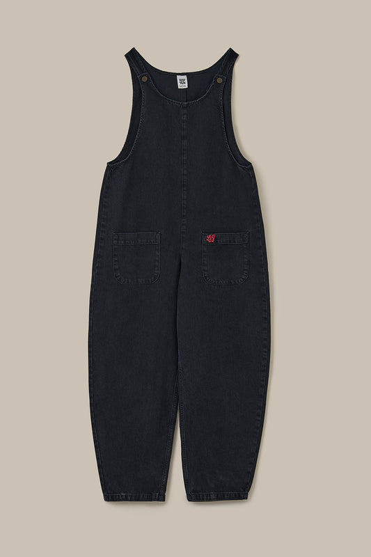 Ara - Denim Dungarees in Black Wash