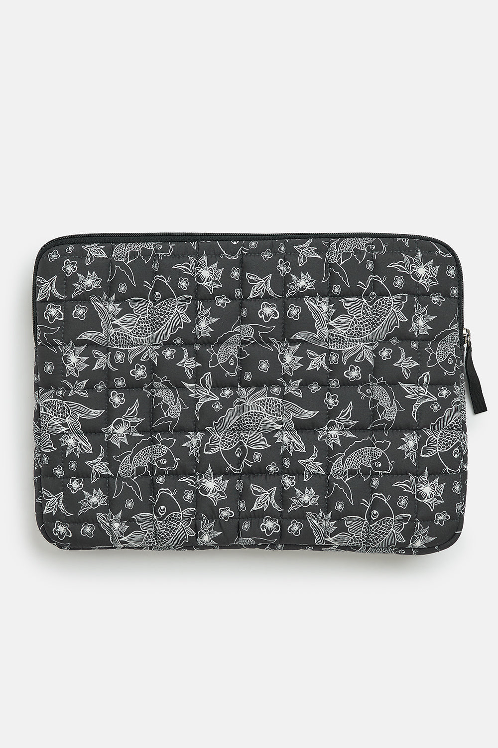 Emelien - 13" Laptop Case in Black Koi Print