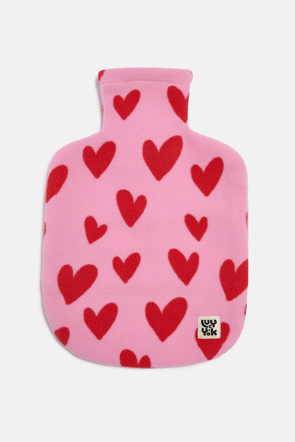 Caleb - Fleece Hot Water Bottle Cover in Cupid