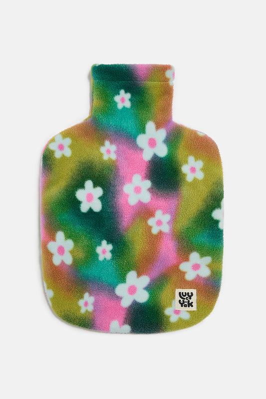 Caleb - Fleece Hot Water Bottle Cover in Tie Dye Daisy Lou