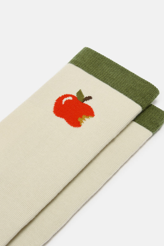 JoJo - Cotton Socks in Apples Print