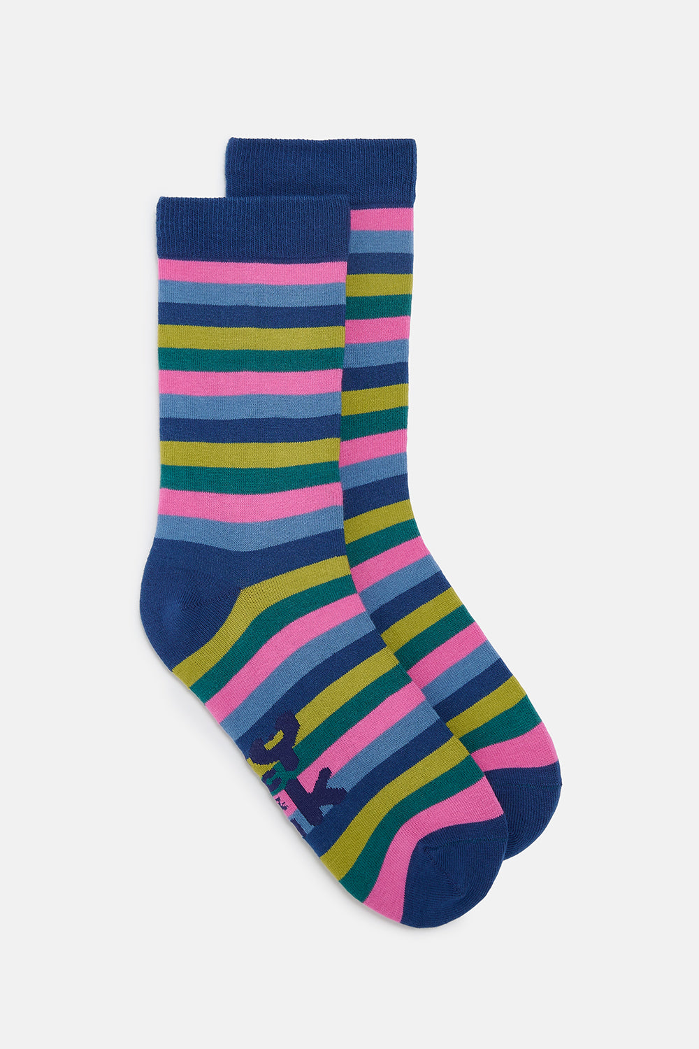 JoJo Cotton Socks Make Statement Stripe