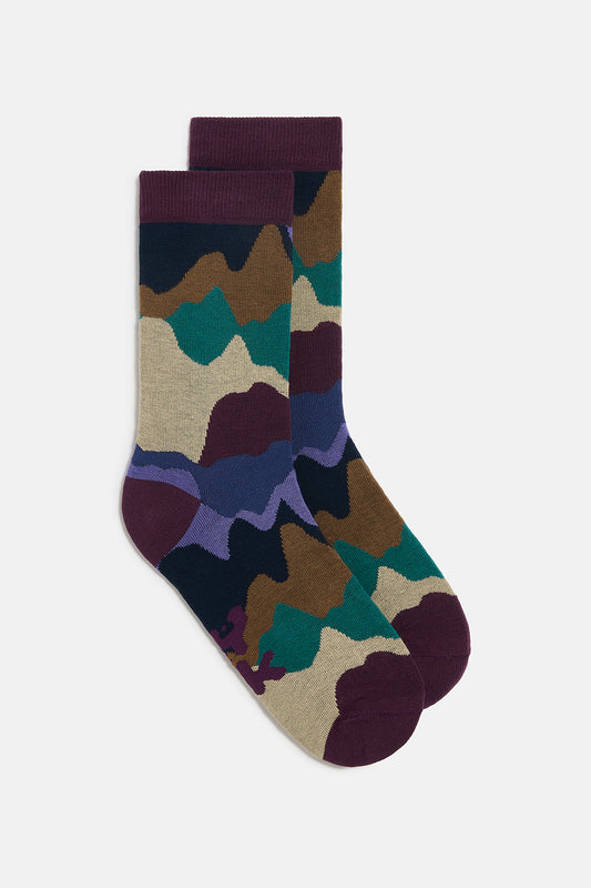 JoJo - Cotton Socks in Ethereal Landscape