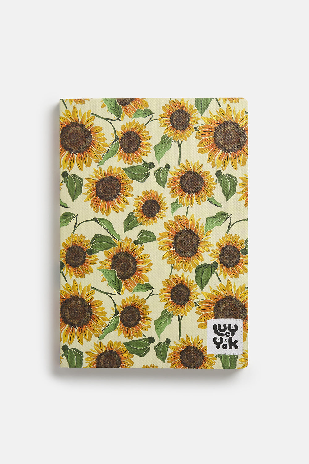 Nori - Notebook in Ecru Sunflower Print