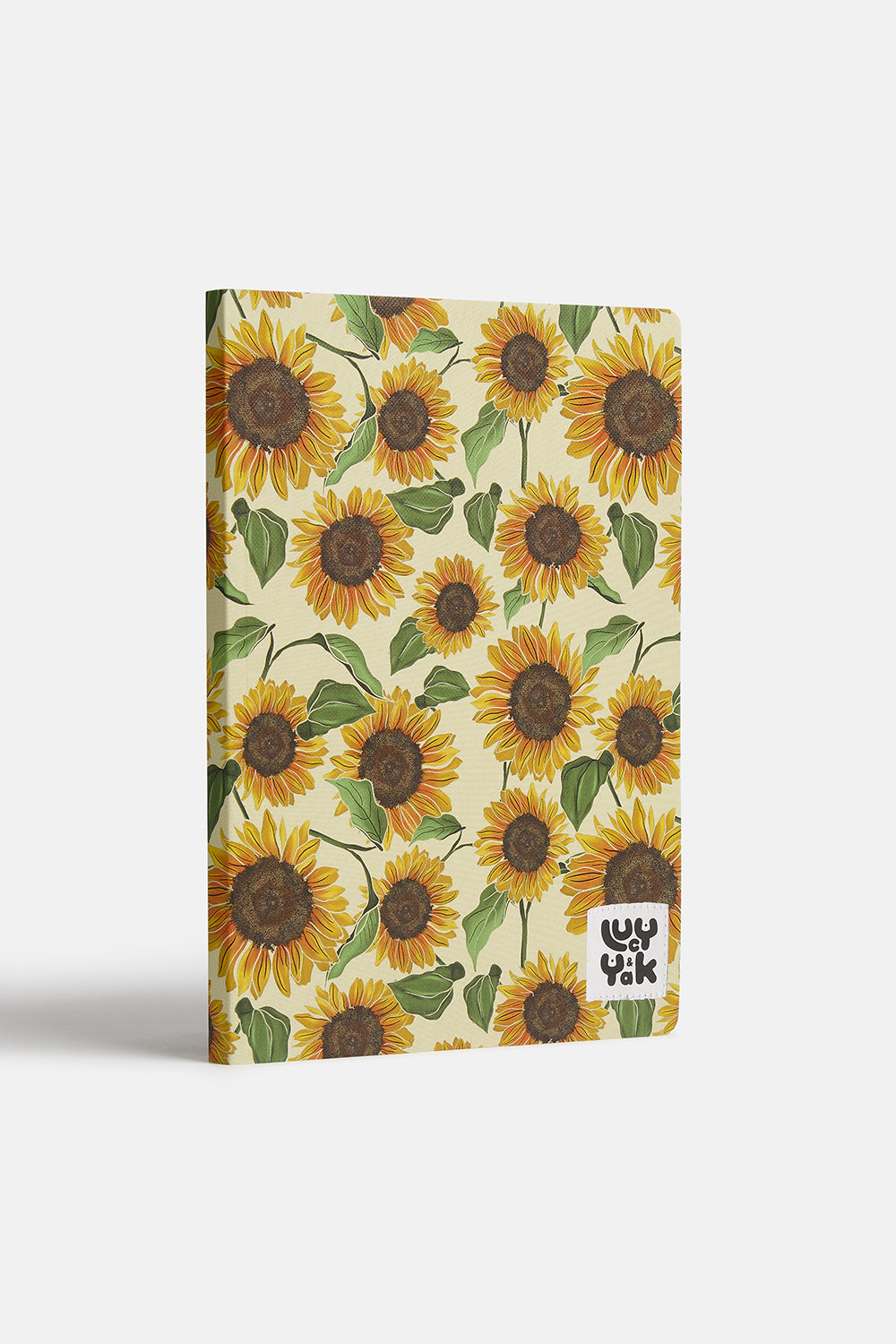 Nori - Notebook in Ecru Sunflower Print