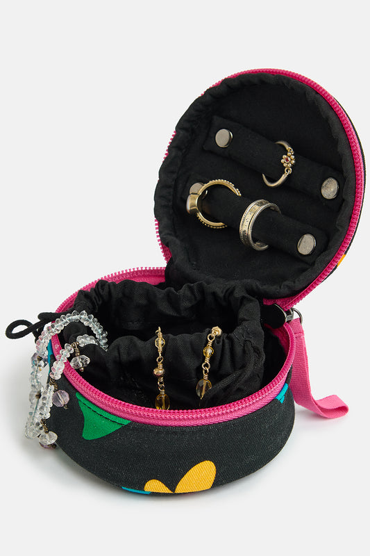 Rouen -  Jewellery Case in Multi Cupid Print