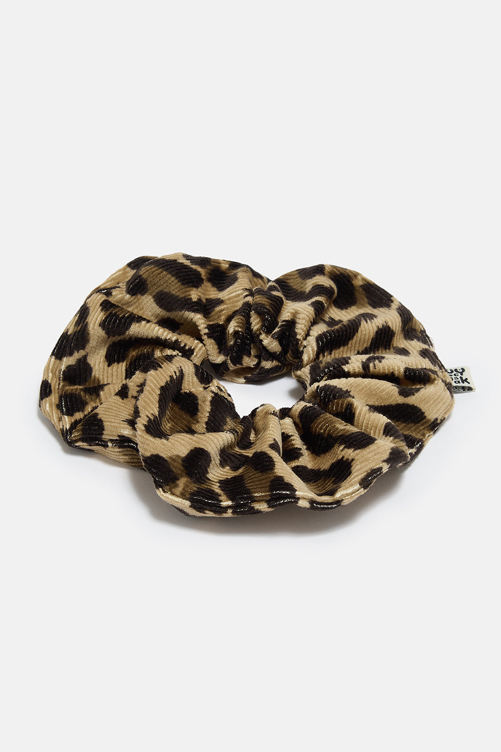 Mimmi - Oversized Scrunchie in Leopard Print