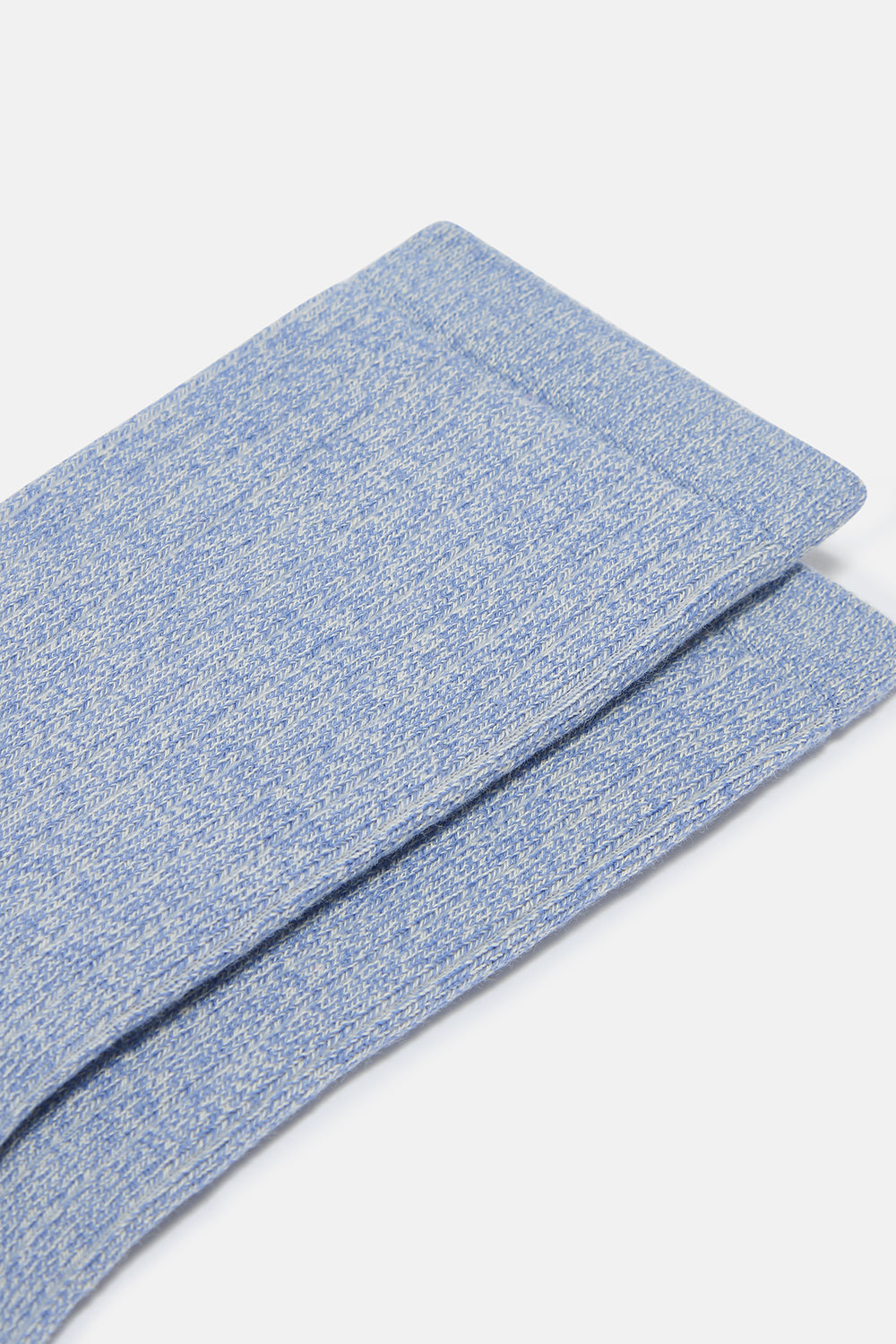 Sienna - Thick Cotton socks in Heron Blue Marl