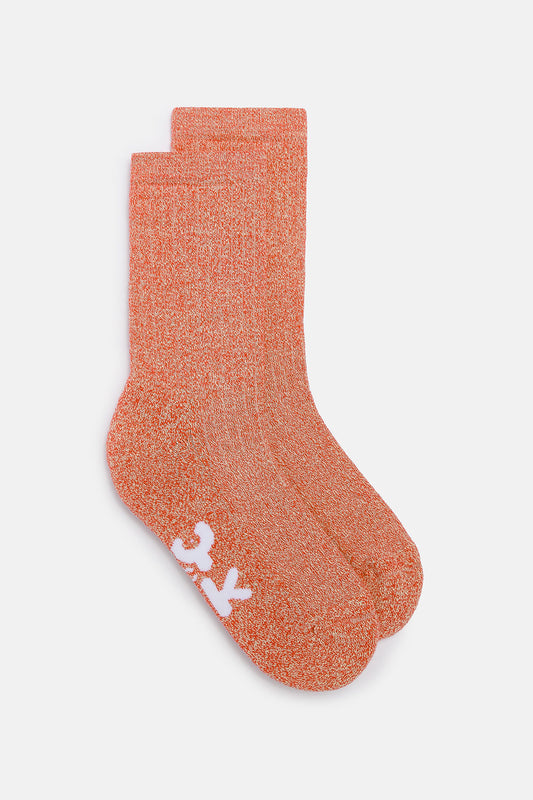 Sienna - Thick Cotton socks in Aurora Red Marl