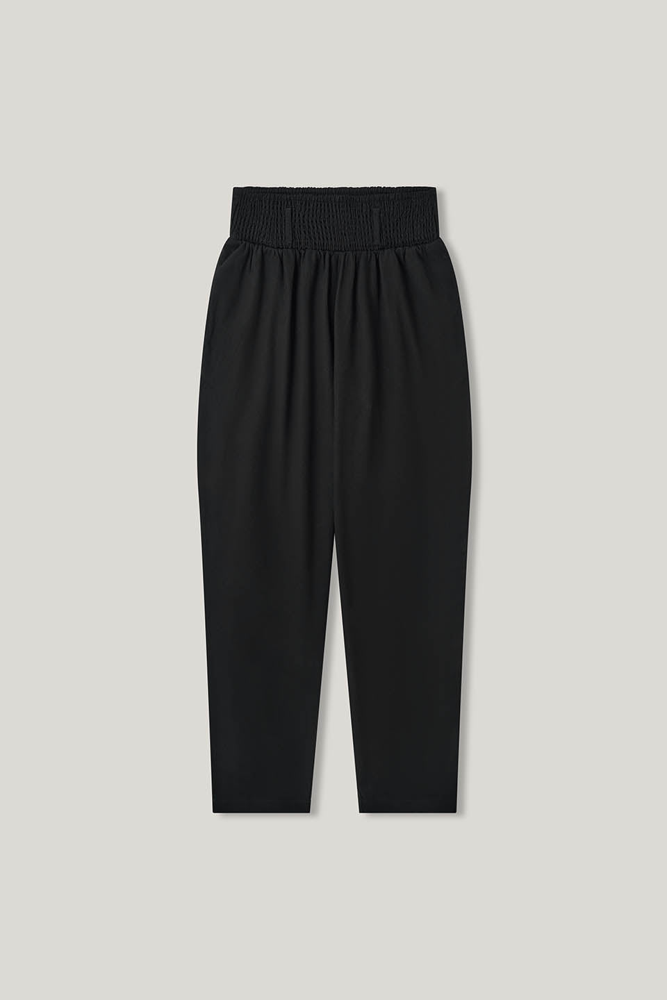 Alexa - Cotton Trousers in Black