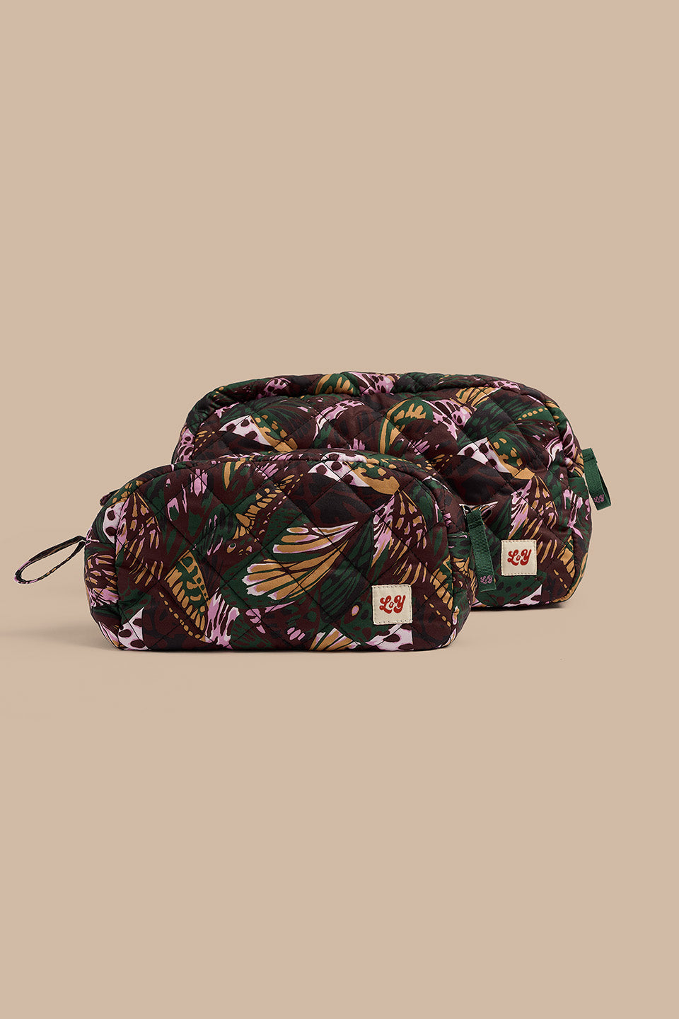 Amaliah - Large Washbag in Botanist Butterfly