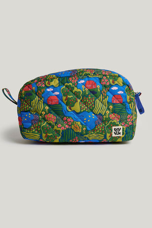 Amaliah - Large Washbag in Old Yak Donald Print