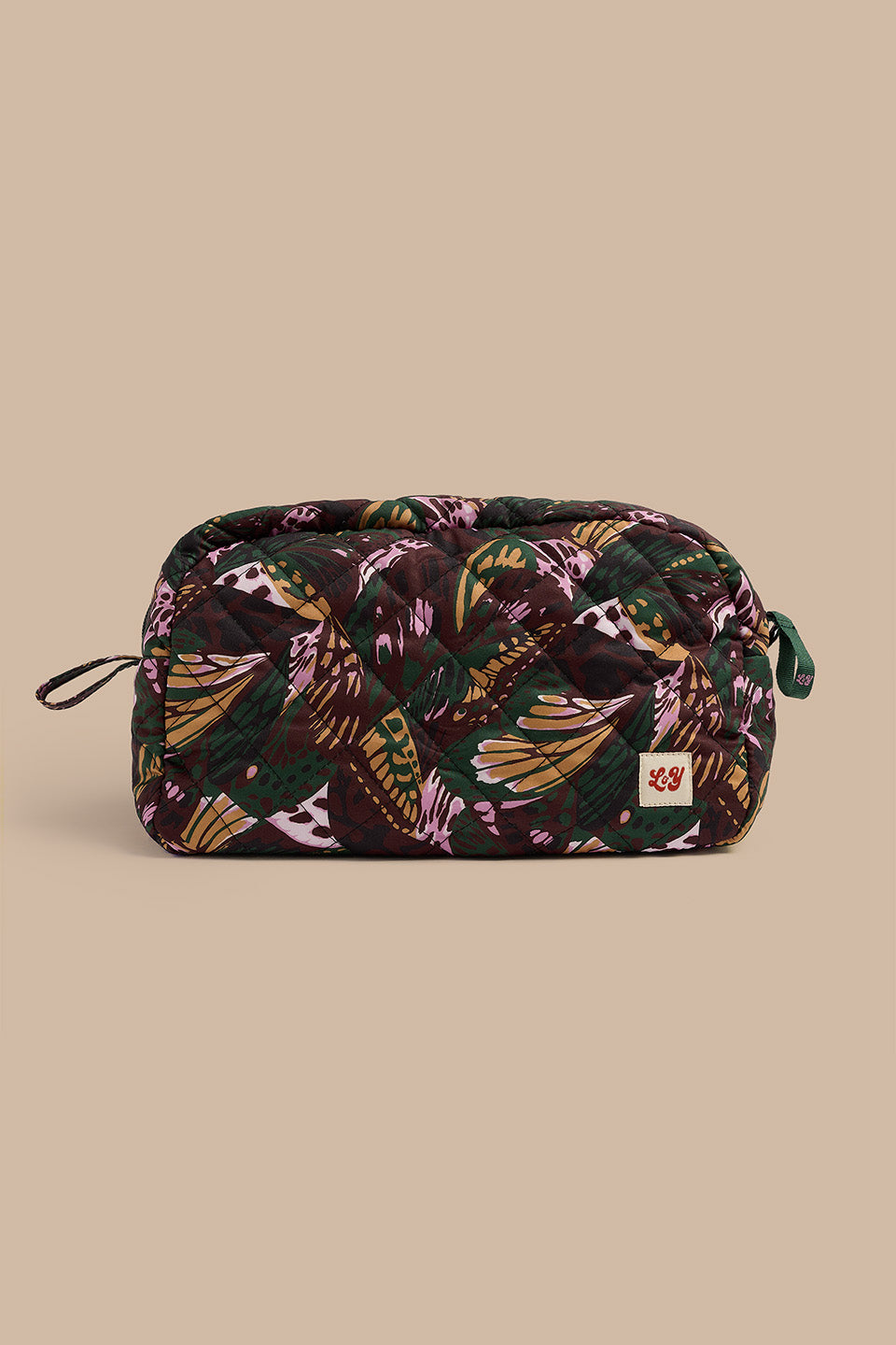 Amaliah - Large Washbag in Botanist Butterfly