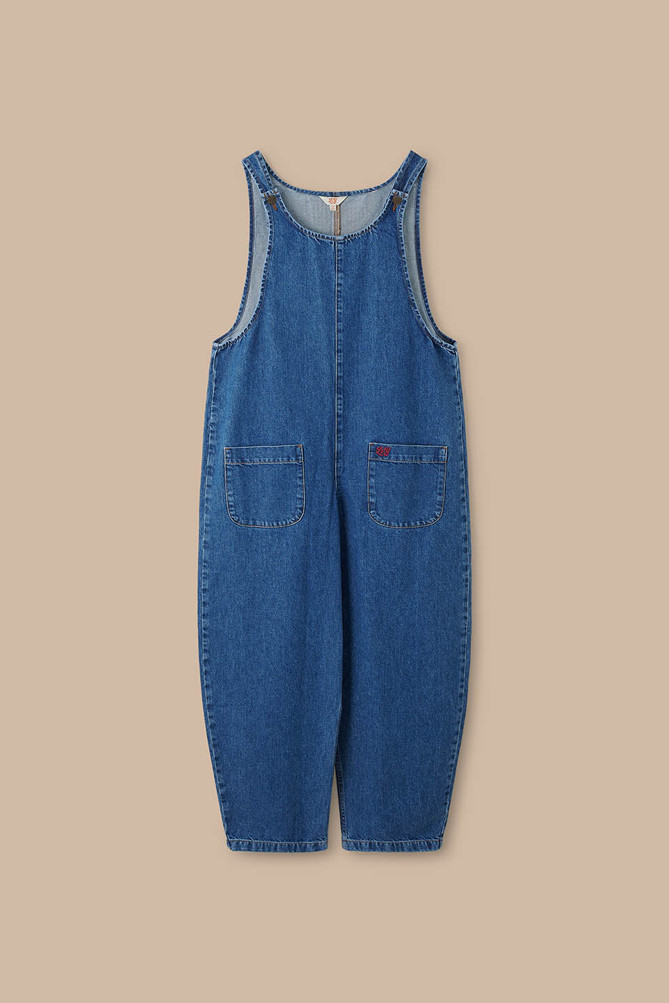 Ara - Denim Dungarees in New Mid Wash
