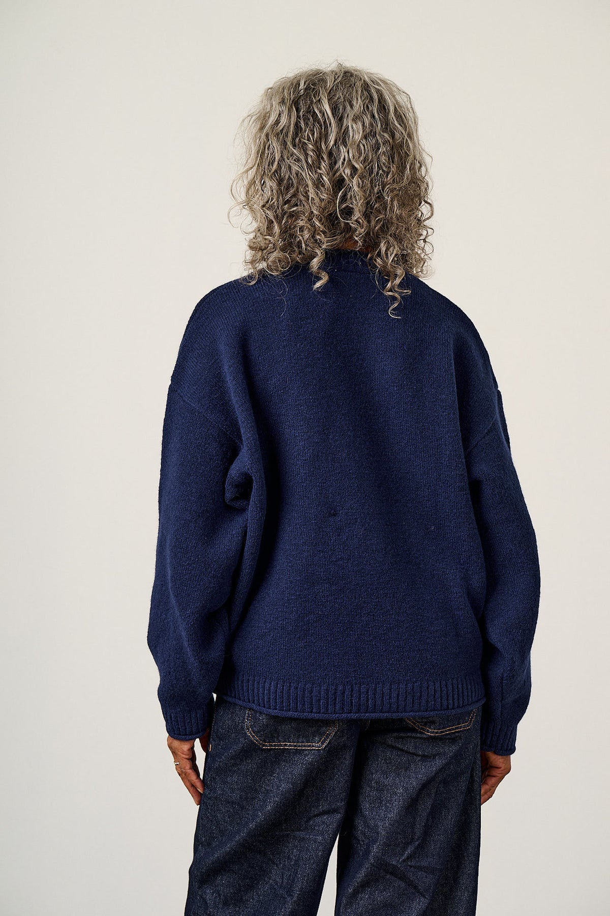 Areum - Oversized Knitted Jumper in Sunflower