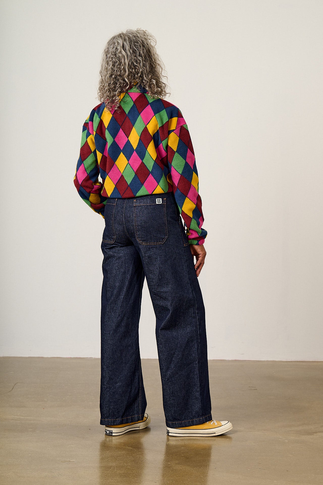 Blake - Cropped Polar Fleece in Masquerade