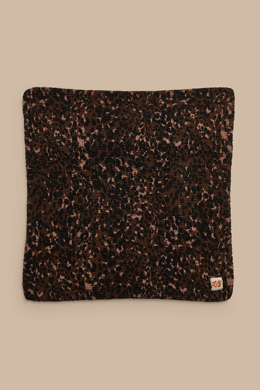 Bruna - Borg Fleece Cushion Cover in Animal Print