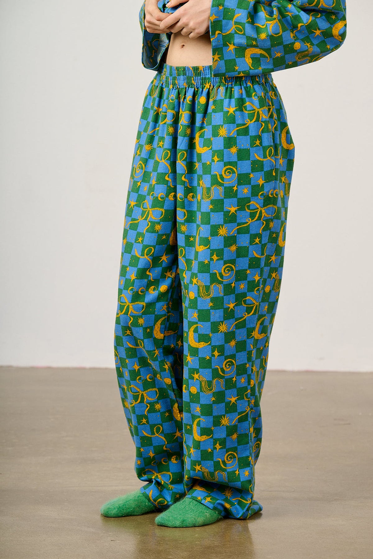 Dreamer - Pyjamas in Celestial Checkerboard