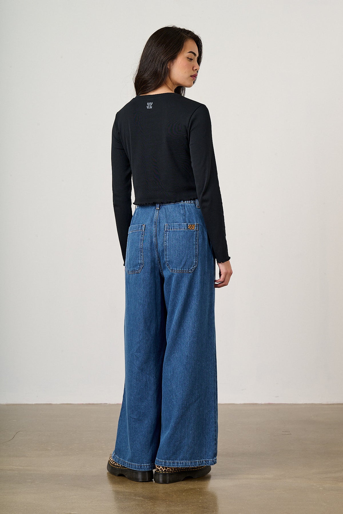 Hansel - Long Sleeve Top Organic Cotton in Black