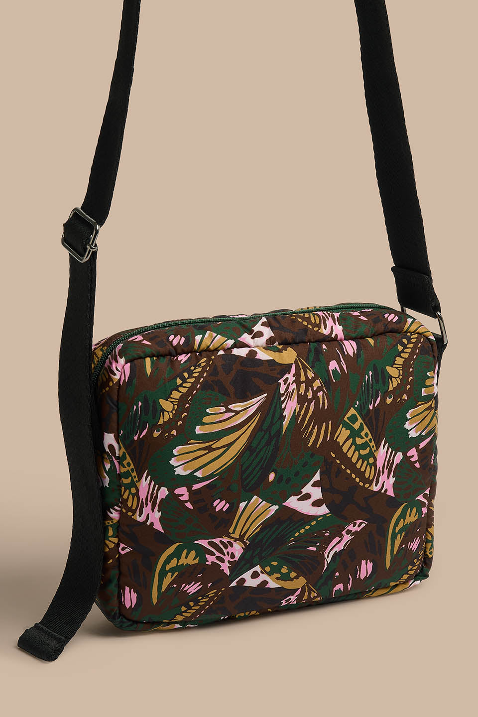 Maddox - Recycled Polyester Crossbody Bag in Butterfly