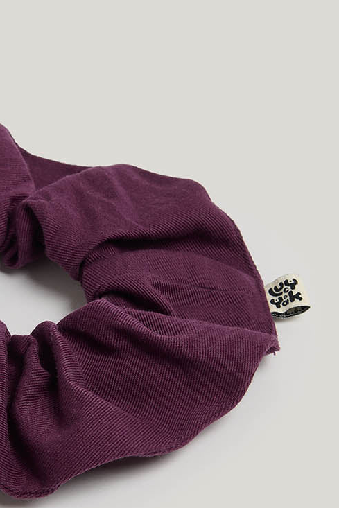 Mimmi - Scrunchie in Grape Wine