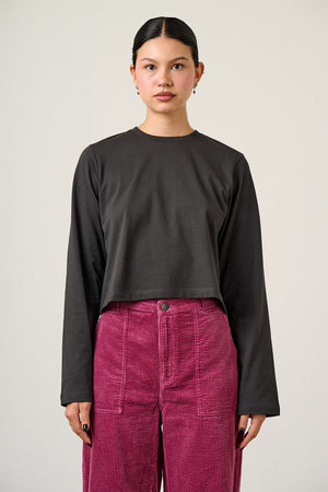Mio T-Shirt - Organic Cotton in Charcoal