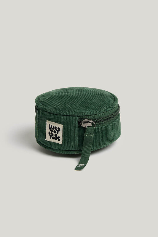 Rouen - Jewellery Case in Green Cord