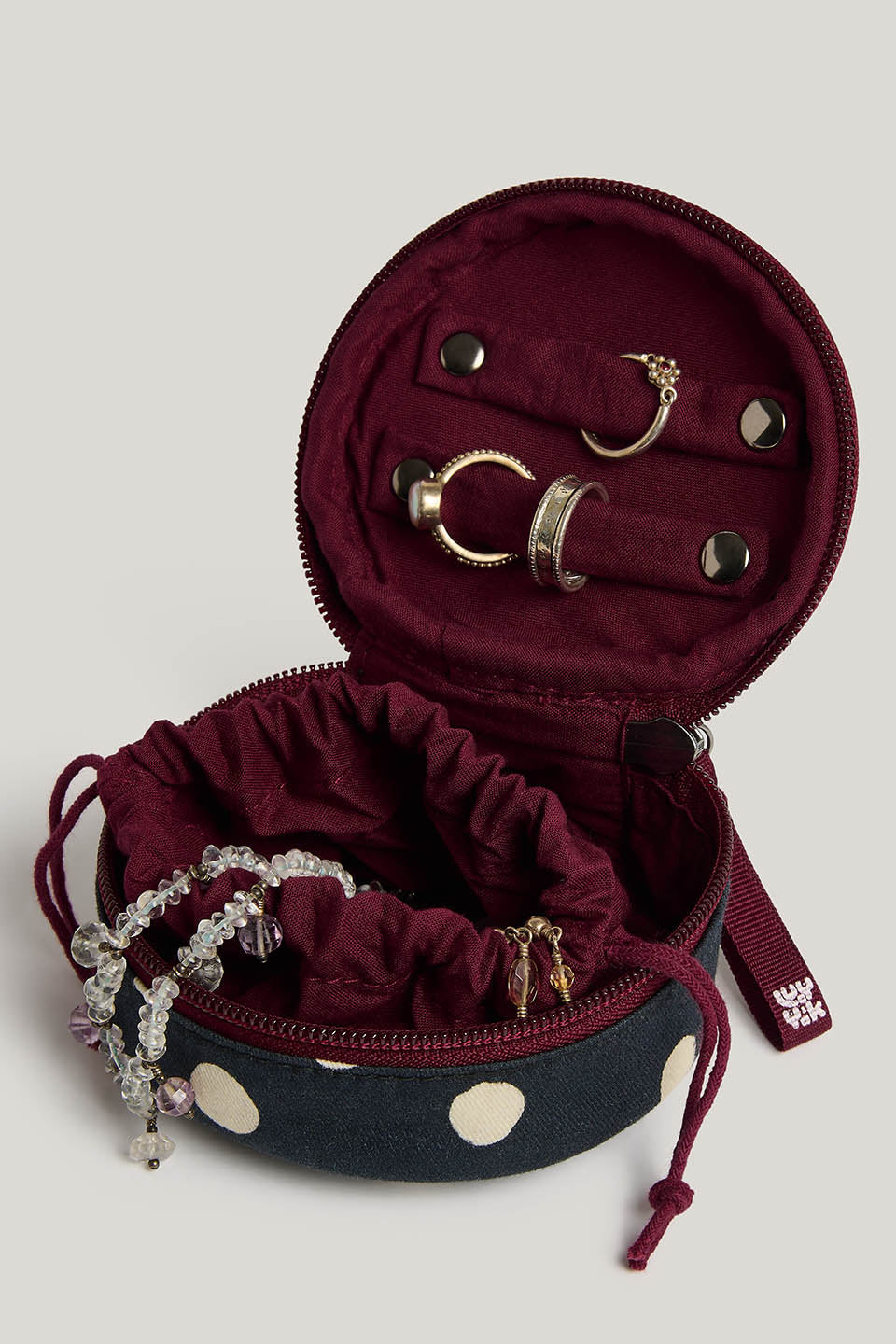 Rouen - Jewellery Case in Polka Dot