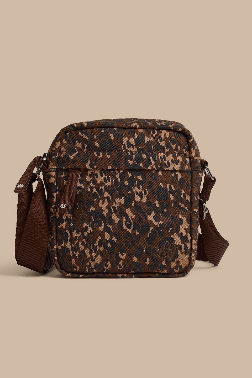 Roxton - Cotton Crossbody Bag in Animal