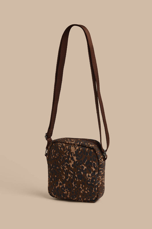 Roxton - Cotton Crossbody Bag in Animal