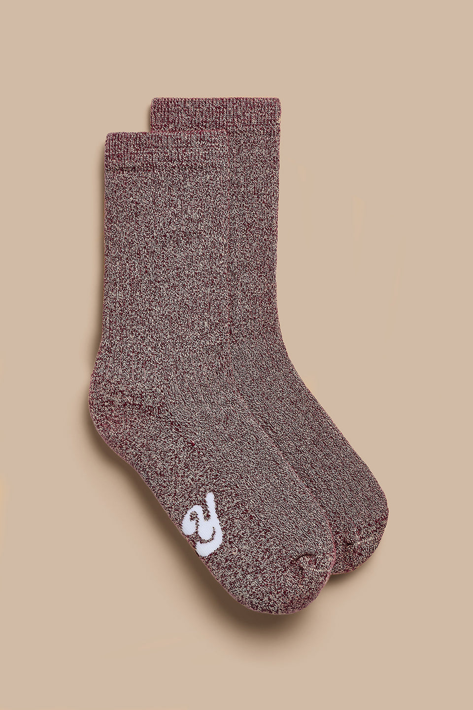 Sienna - Sock in Burgundy Marl