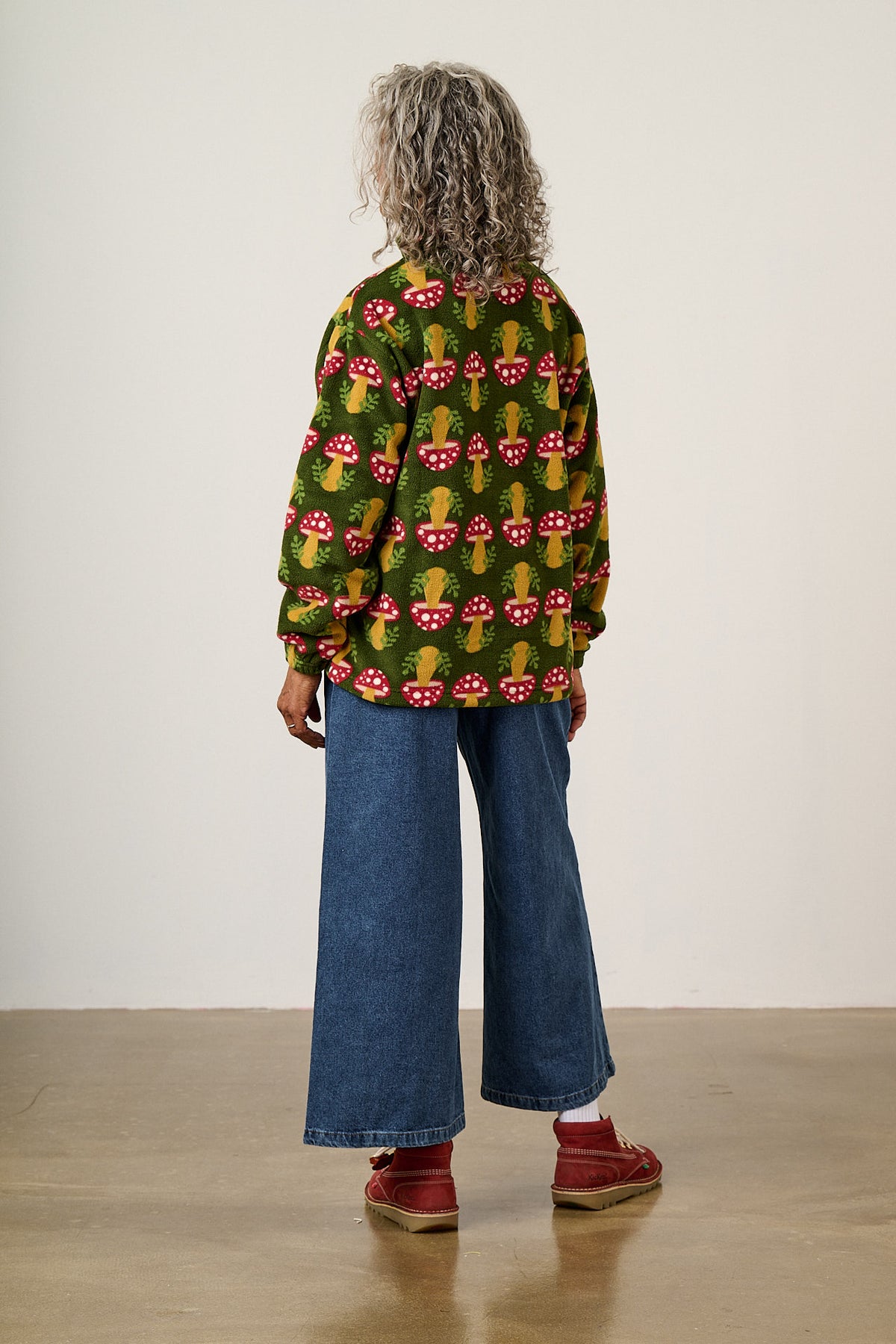 Stevie - Recycled Polyester Fleece in Mushroom