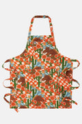 Ada - Cotton Apron in GiddyUp Print