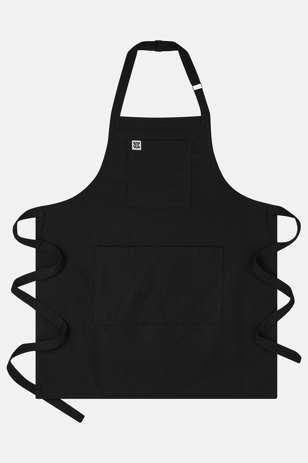 Ada - Midweight Cotton Apron in Classic Black