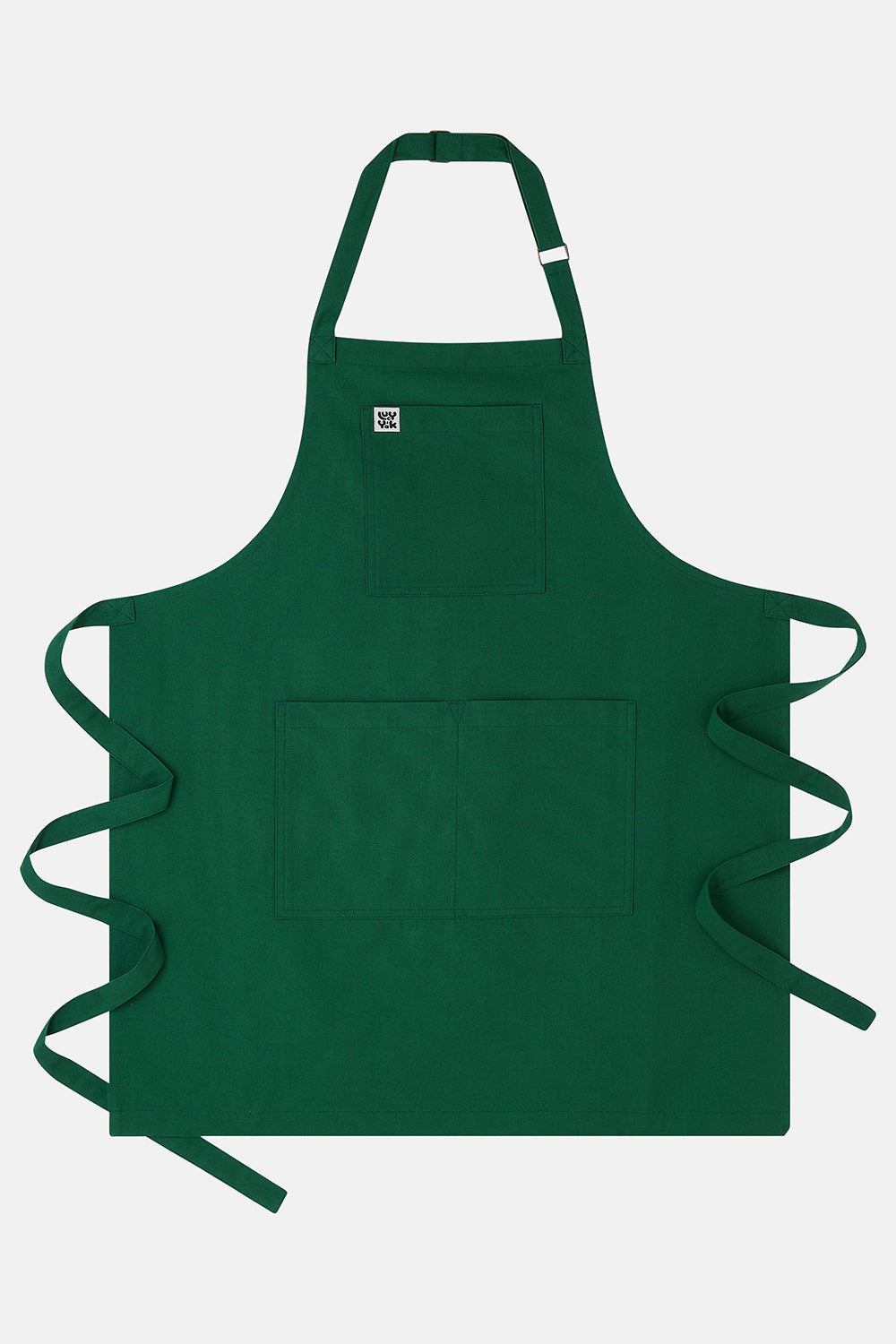 Ada - Midweight Cotton Apron in Posy Green