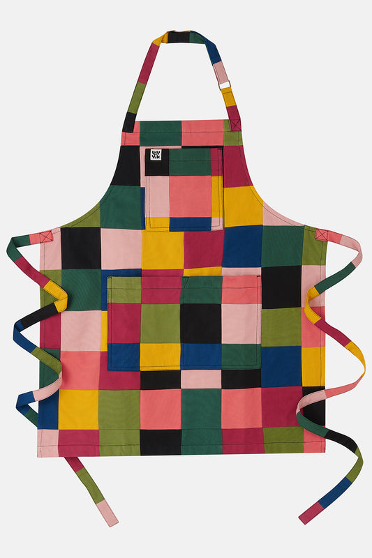 Ada - Midweight Cotton Apron in Patchwork