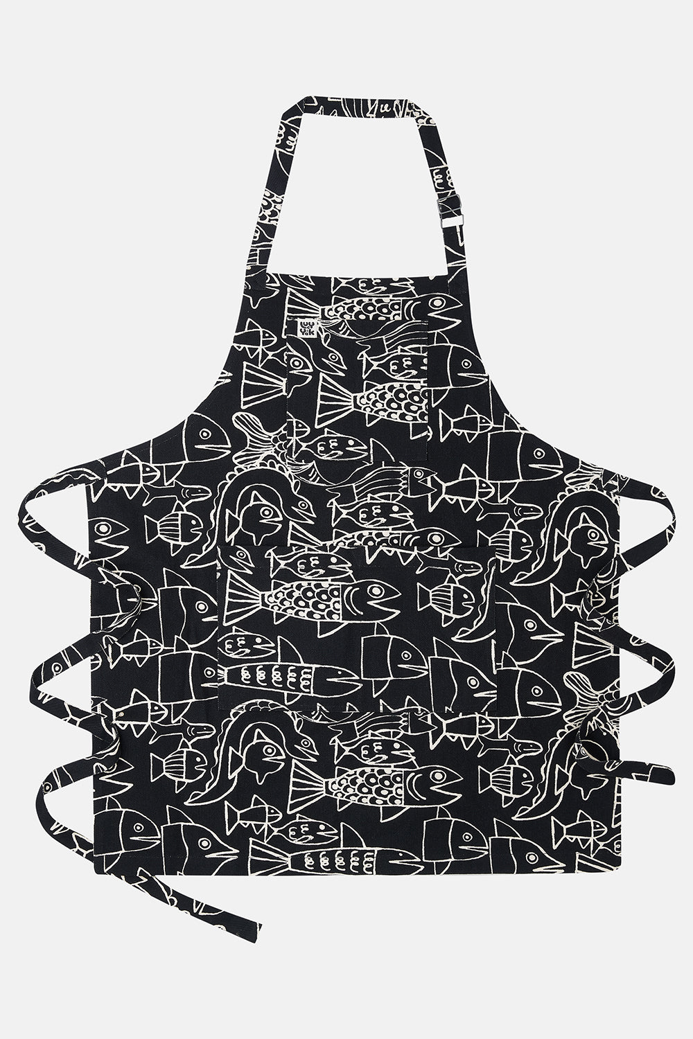 Ada - Cotton Apron in Artist Print by Marcello