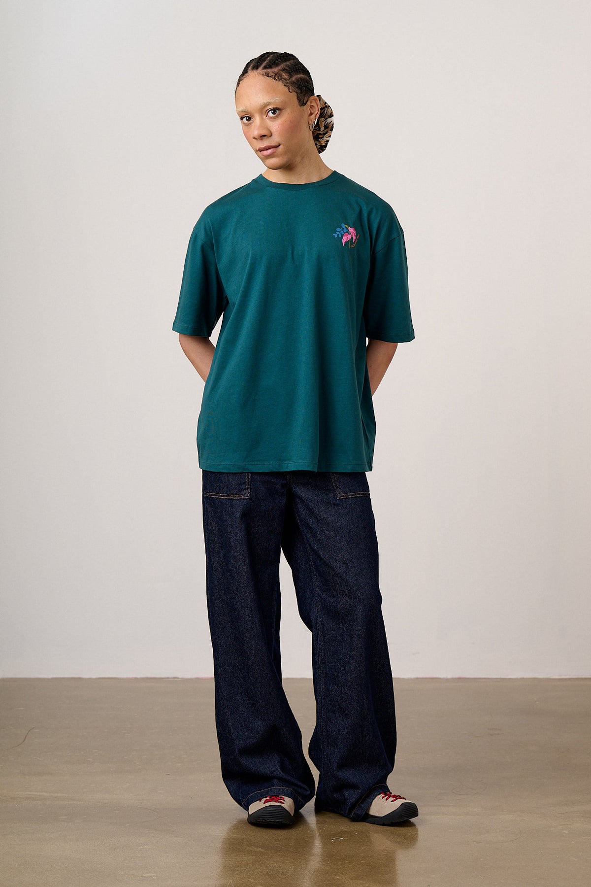 Benny Oversized Cotton T Shirt Wild Expression Print