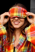 Eye Mask in Ncuti Tartan Print