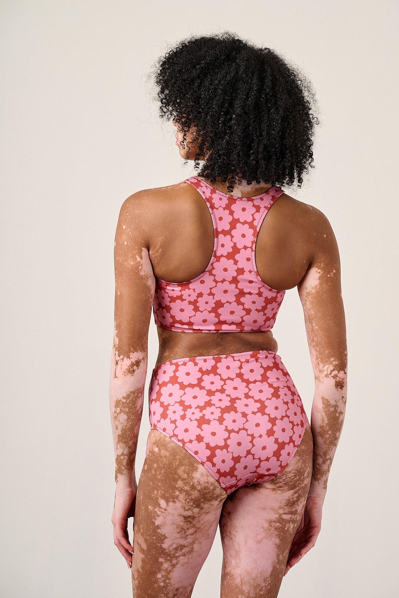 Bronte - High Rise Bikini Bottom in Coastal Flower