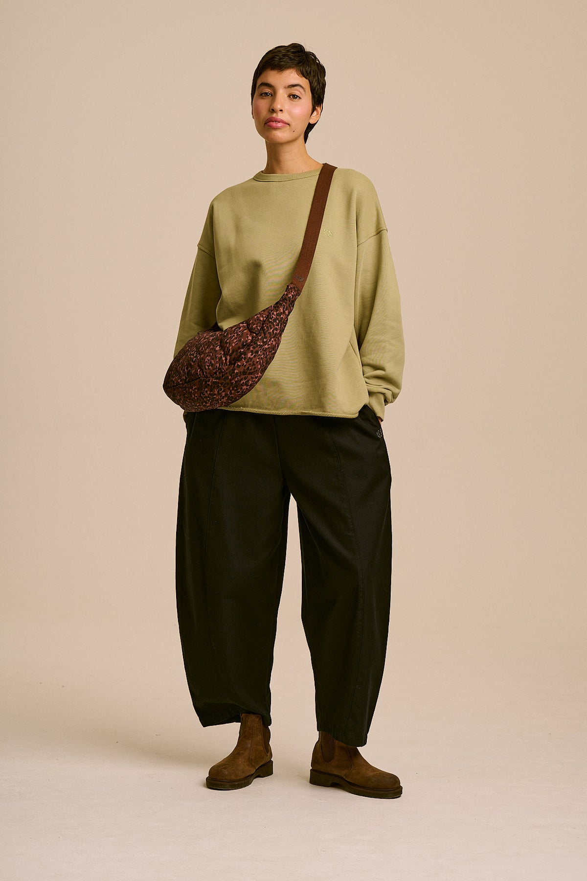 Bryony Crossbody Bag - Recycled Polyester in Animal