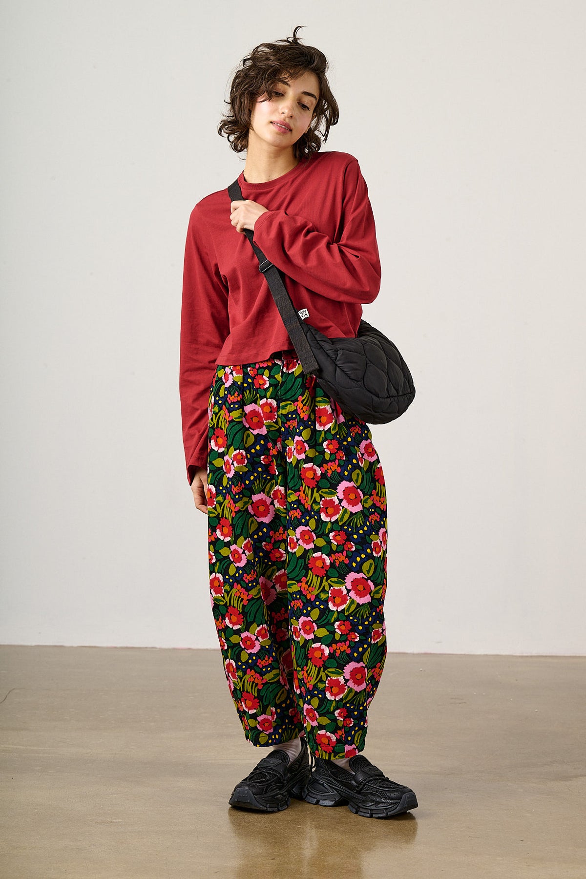 Bryony Crossbody Bag - Recycled Polyester in Black