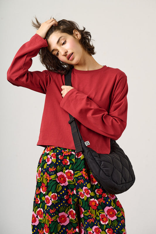 Bryony - Crossbody Bag - Recycled Polyester in Black