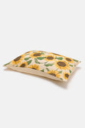 Bed Sheets - Soft Cotton in Cream Sunflower Print