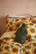 Hot Water Bottle Cover in Pine Green