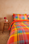 Bed Sheets - Soft Cotton in Ncuti Tartan Print