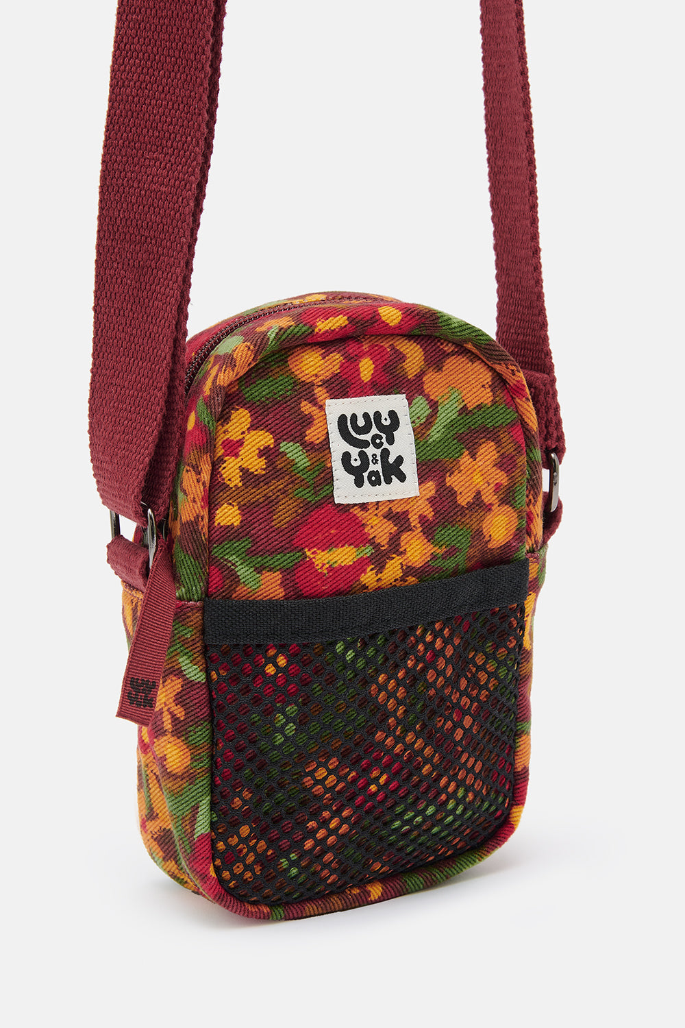 Brady - Crossbody Cotton Twill Bag in Rodeo Floral Print