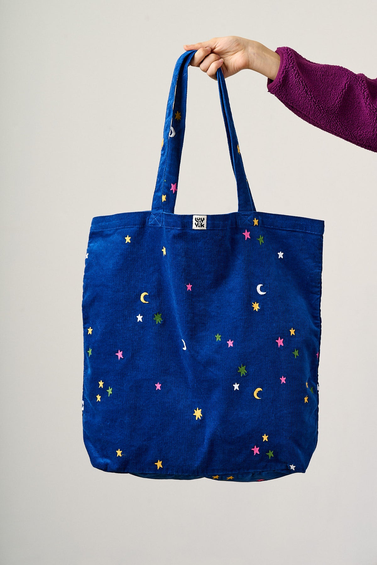 Catalina - Organic Cotton Oversized Tote in Confetti Star Print