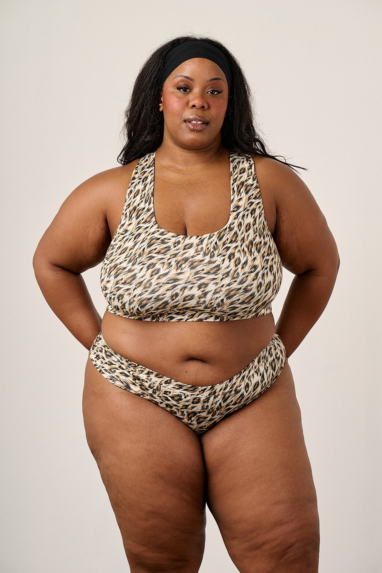 Collette - Viscose Briefs Pant in Leo Swirl